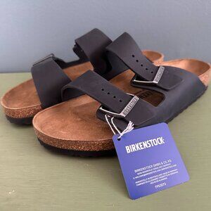 Birkenstock Arizona Sandals sz 41 Black NWT
